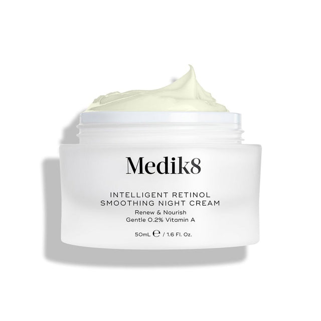 Medik8 Intelligent Retinol Smoothing Night Cream 50ml – 2-in-1 Retinol & Antioxidant Night Moisturiser