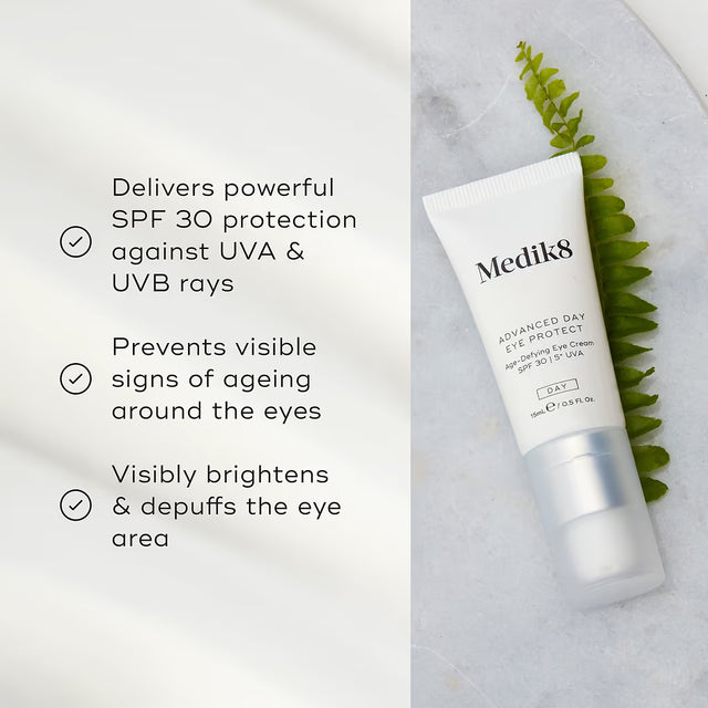 Medik8 Advanced Day Eye Protect 15ml – SPF30 Daily Eye Cream & Sunscreen