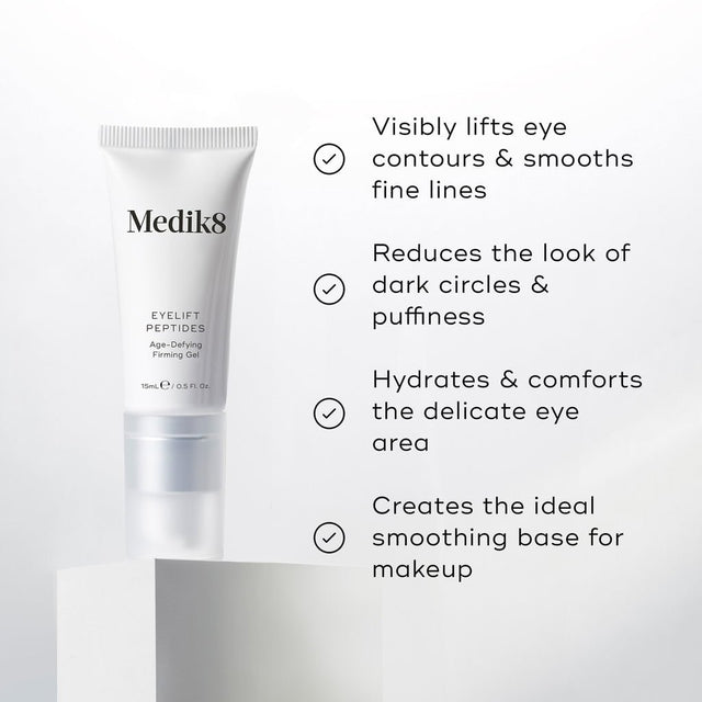 Medik8 Eyelift Peptides 15ml – Anti-Aging Eye Serum for Dark Circles & Puffiness