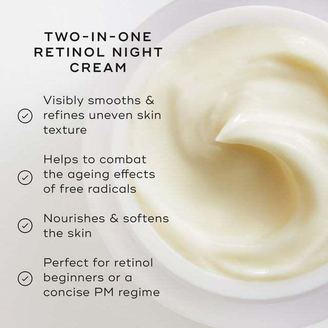 Medik8 Intelligent Retinol Smoothing Night Cream 50ml – 2-in-1 Retinol & Antioxidant Night Moisturiser