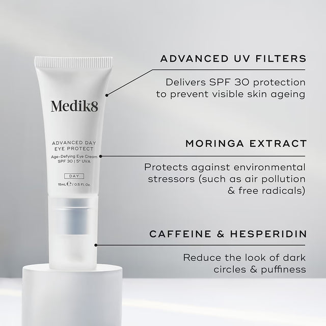 Medik8 Advanced Day Eye Protect 15ml – SPF30 Daily Eye Cream & Sunscreen