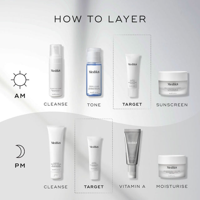 Medik8 Clarity Peptides Serum 30ml – Niacinamide Blemish Control & Brightening Serum