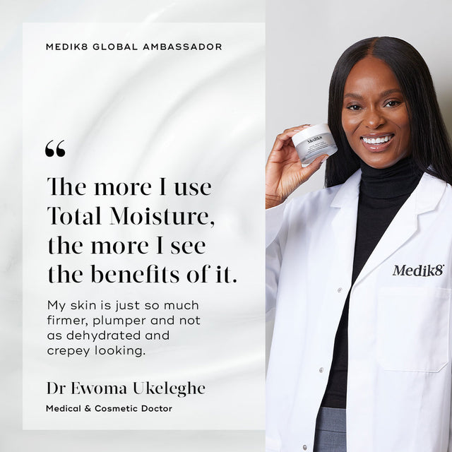 Medik8 Total Moisture Daily Facial Cream Refill 50ml – 100-Hour Hydrating Moisturiser