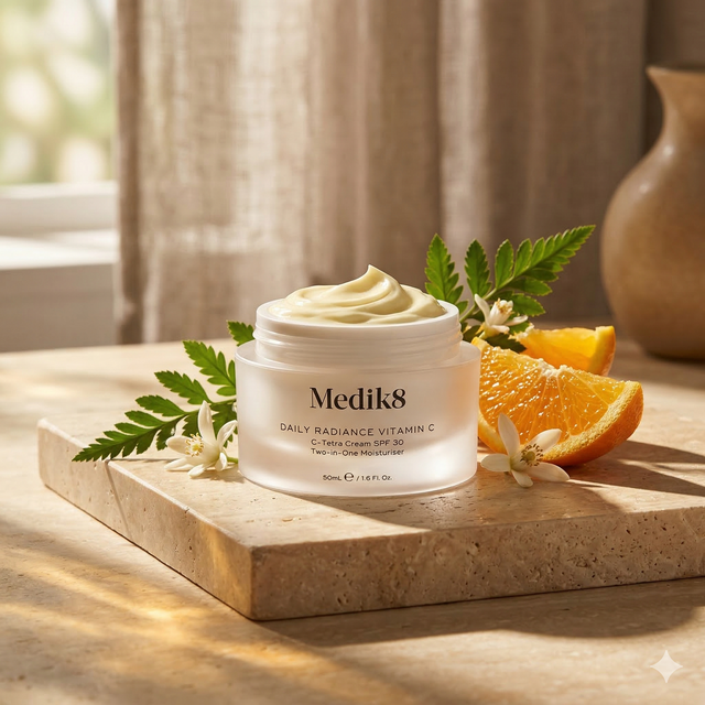 Medik8 Daily Radiance Vitamin C 50ml – Brightening Moisturiser with SPF 30