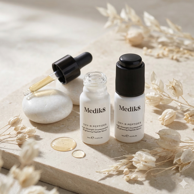 Medik8 Oxy-R Peptides 2 x 10ml – Professional Strength Dark Spot Brightening Serum