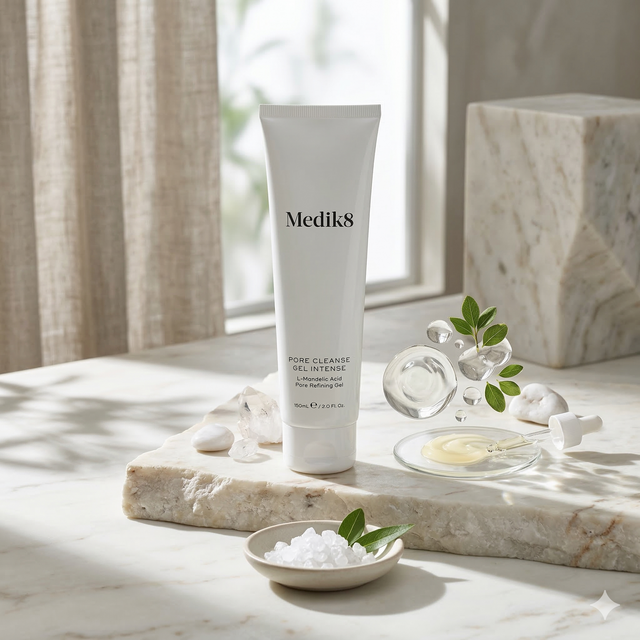 Medik8 Pore Cleanse Gel Intense 150ml – AHA/BHA Pore-Minimising Exfoliating Cleanser