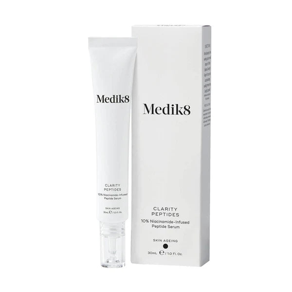 Medik8 Clarity Peptides Serum 30ml – Niacinamide Blemish Control & Brightening Serum