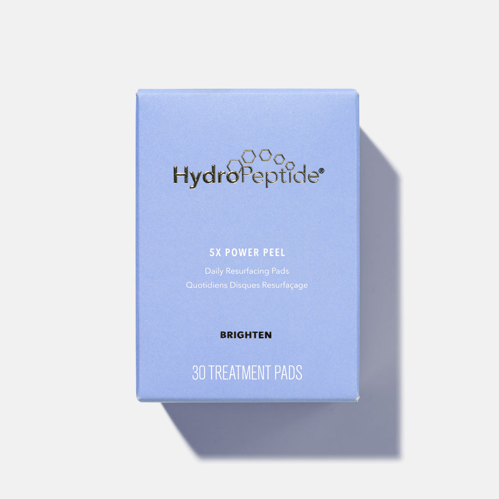 HydroPeptide 5X Power Peel Daily Resurfacing Pads jar of 30 treatments