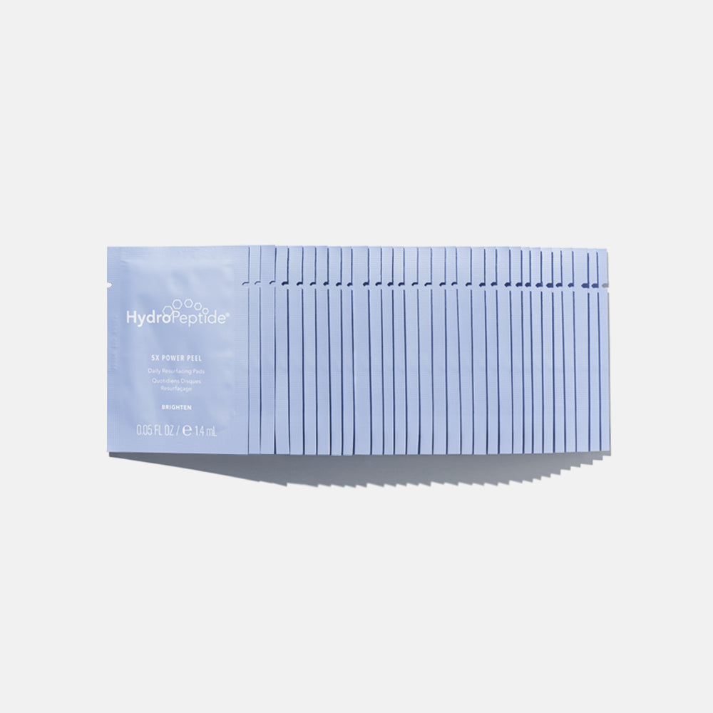 HydroPeptide 5X Power Peel Daily Resurfacing Pads jar of 30 treatments