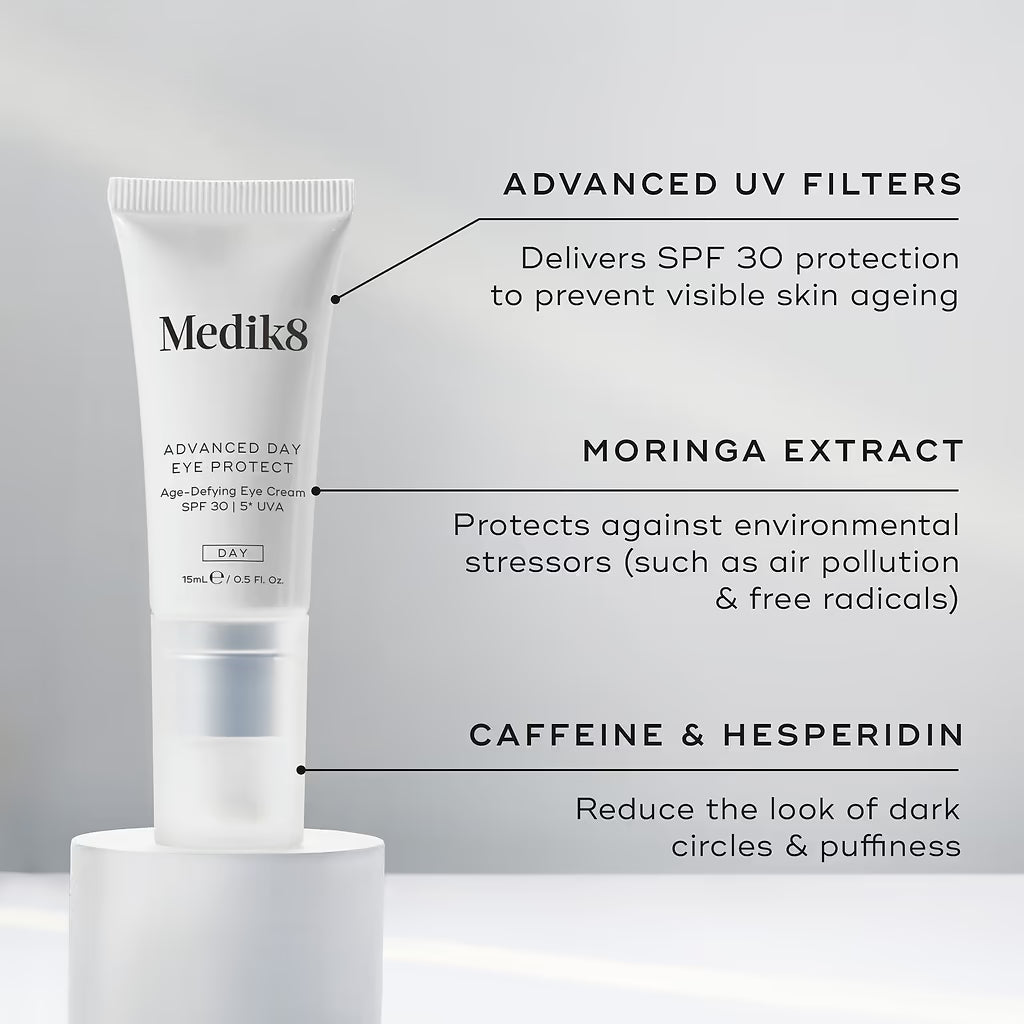 Medik8 Advanced Day Eye Protect 15ml – SPF30 Daily Eye Cream & Sunscreen