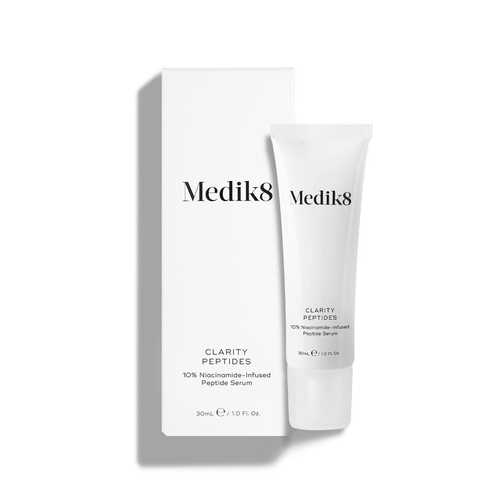 Medik8 Clarity Peptides Serum 30ml – Niacinamide Blemish Control & Brightening Serum