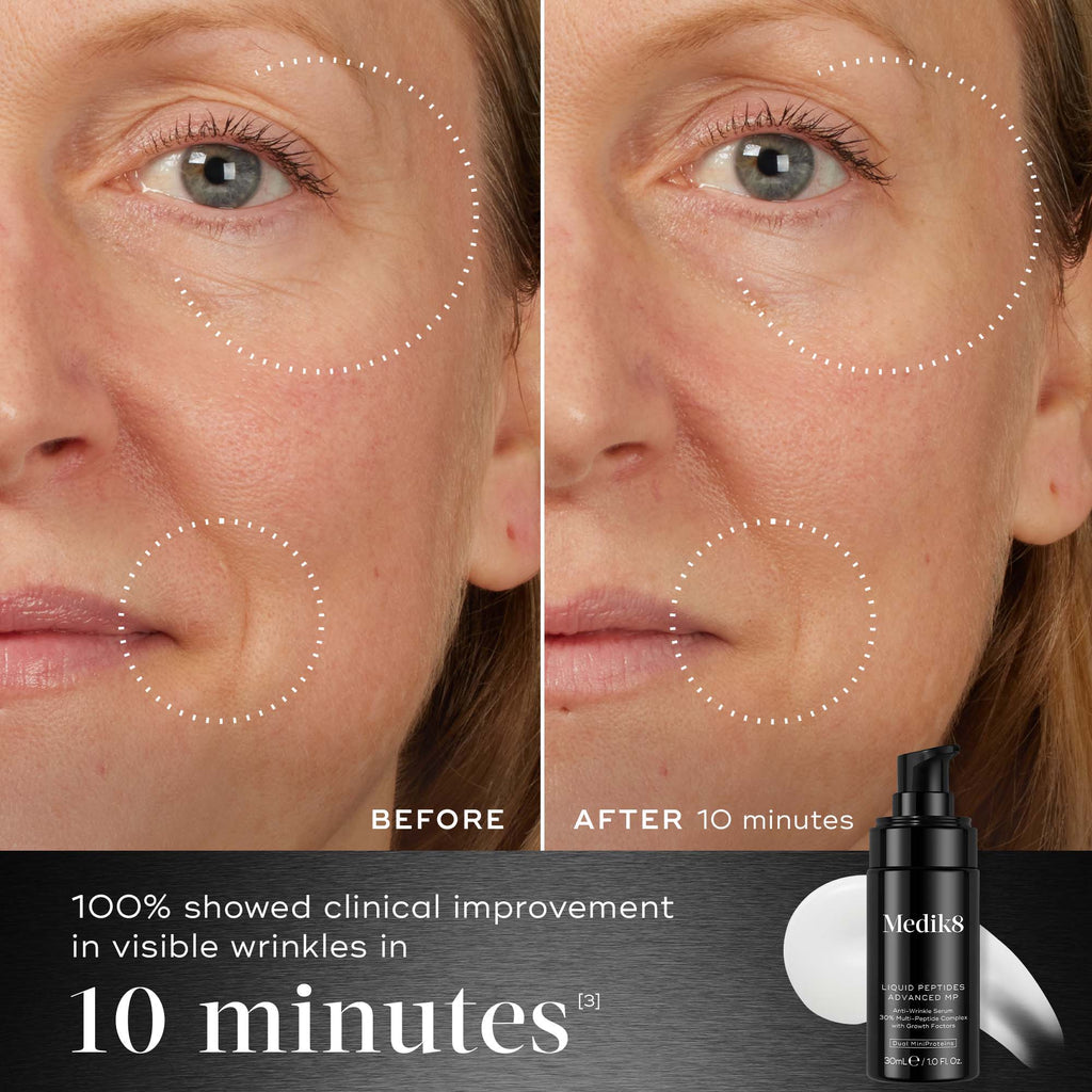 Medik8 Liquid Peptides Advanced MP 30ml – Clinically Proven Wrinkle-Reducing Peptide Serum
