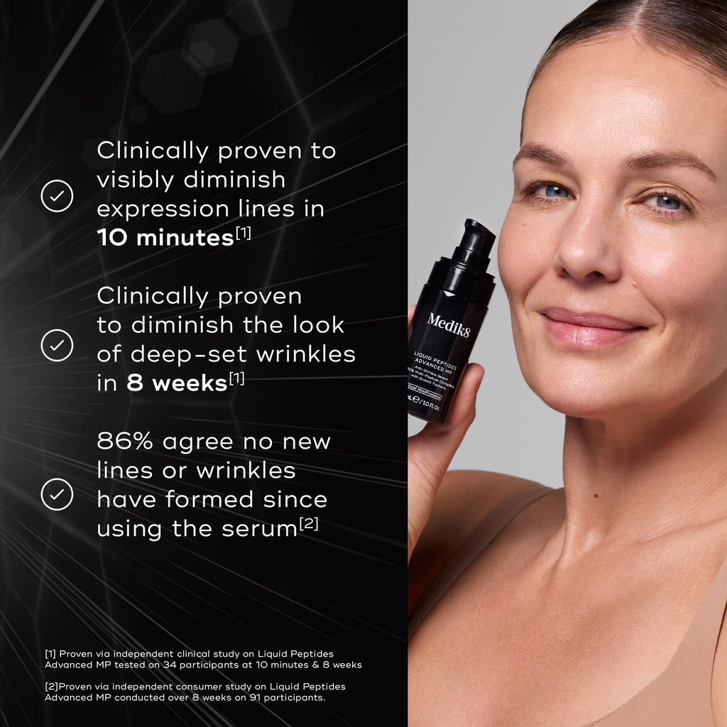Medik8 Liquid Peptides Advanced MP 30ml – Clinically Proven Wrinkle-Reducing Peptide Serum