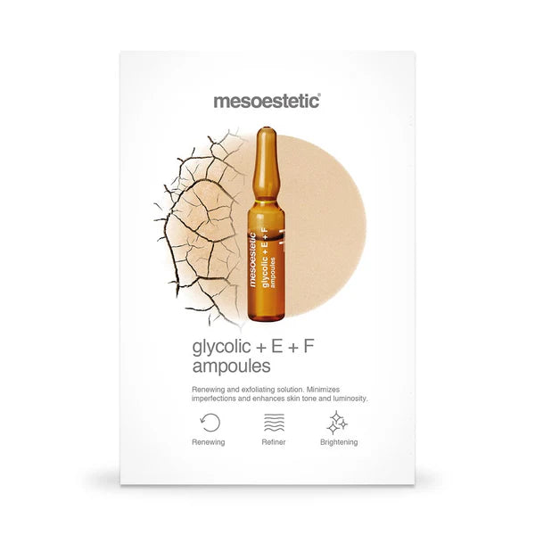 mesoestetic® glycolic + E + F ampoules