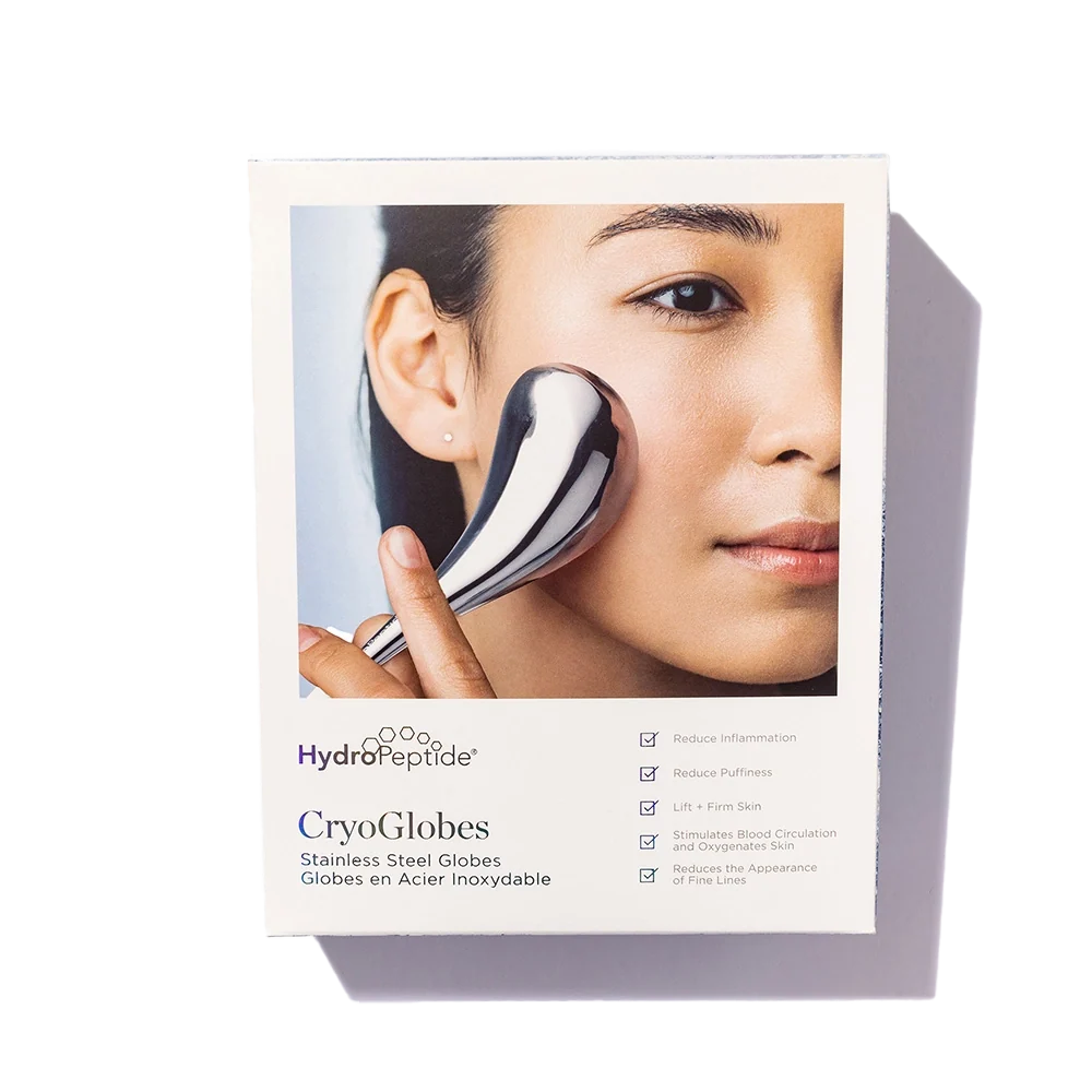 HydroPeptide CryoGlobes stainless steel facial globes