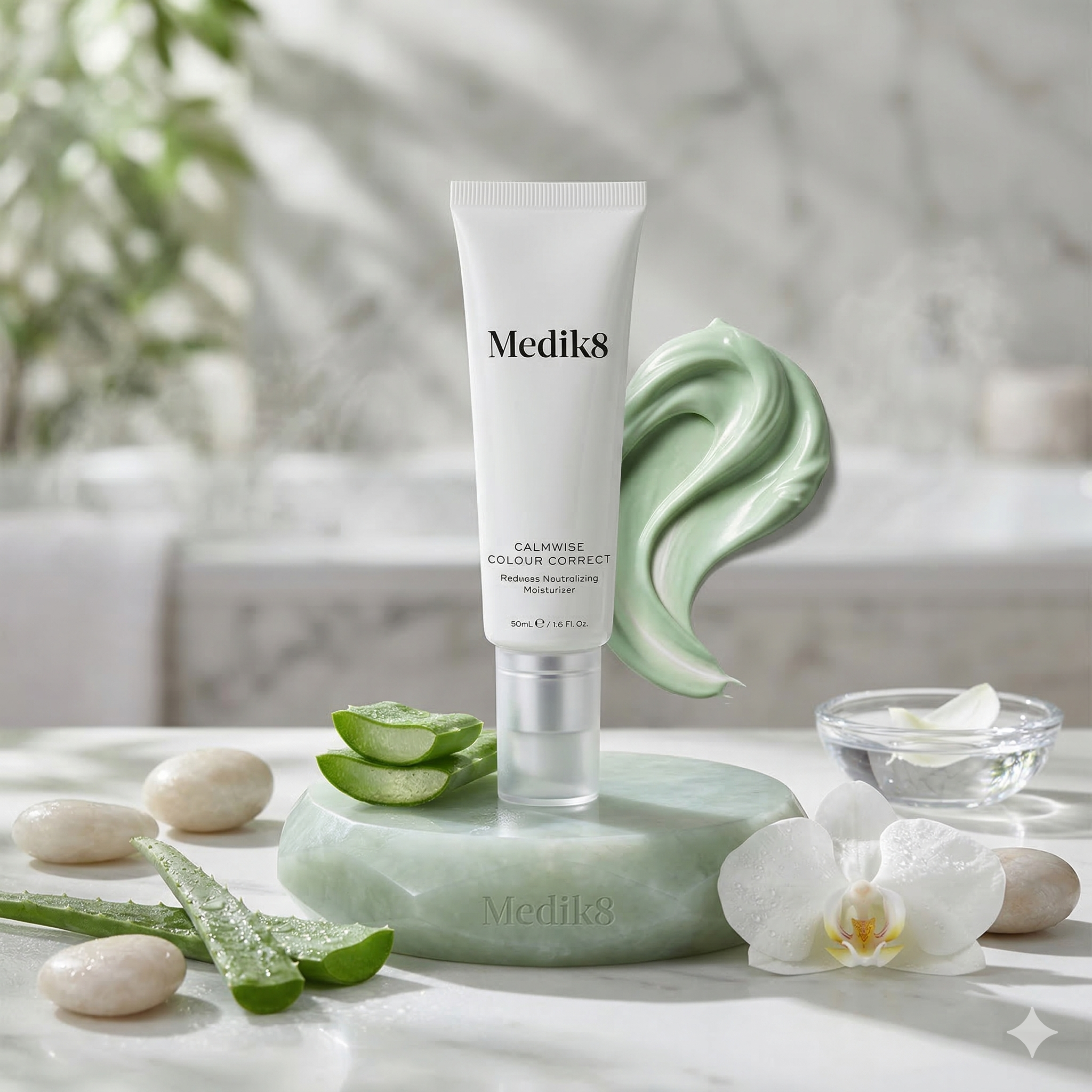 Medik8 Calmwise Colour Correct 50ml – Anti-Redness Cream with Green Tint & Bakuchiol