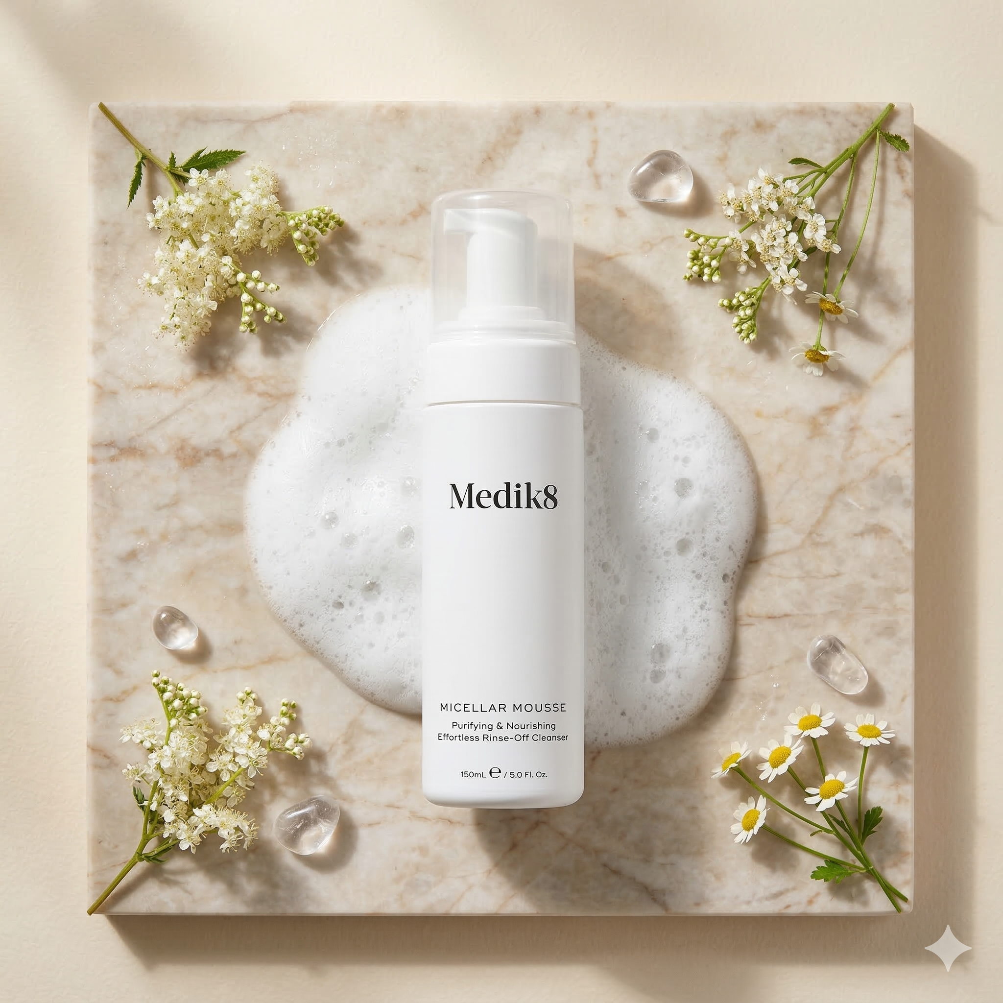 Medik8 Micellar Mousse 150ml – Gentle Whipped Cleansing Mousse for All Skin Types
