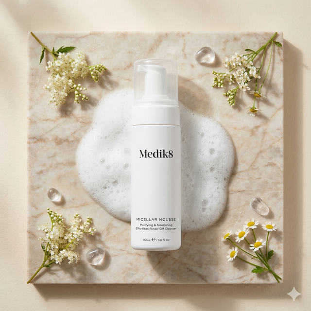 Medik8 Micellar Mousse 150ml – Gentle Whipped Cleansing Mousse for All Skin Types