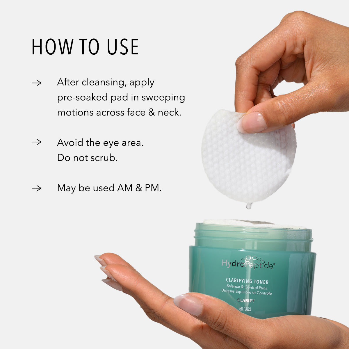 HydroPeptide Clarifying Toner Pads 60 pads – view 4