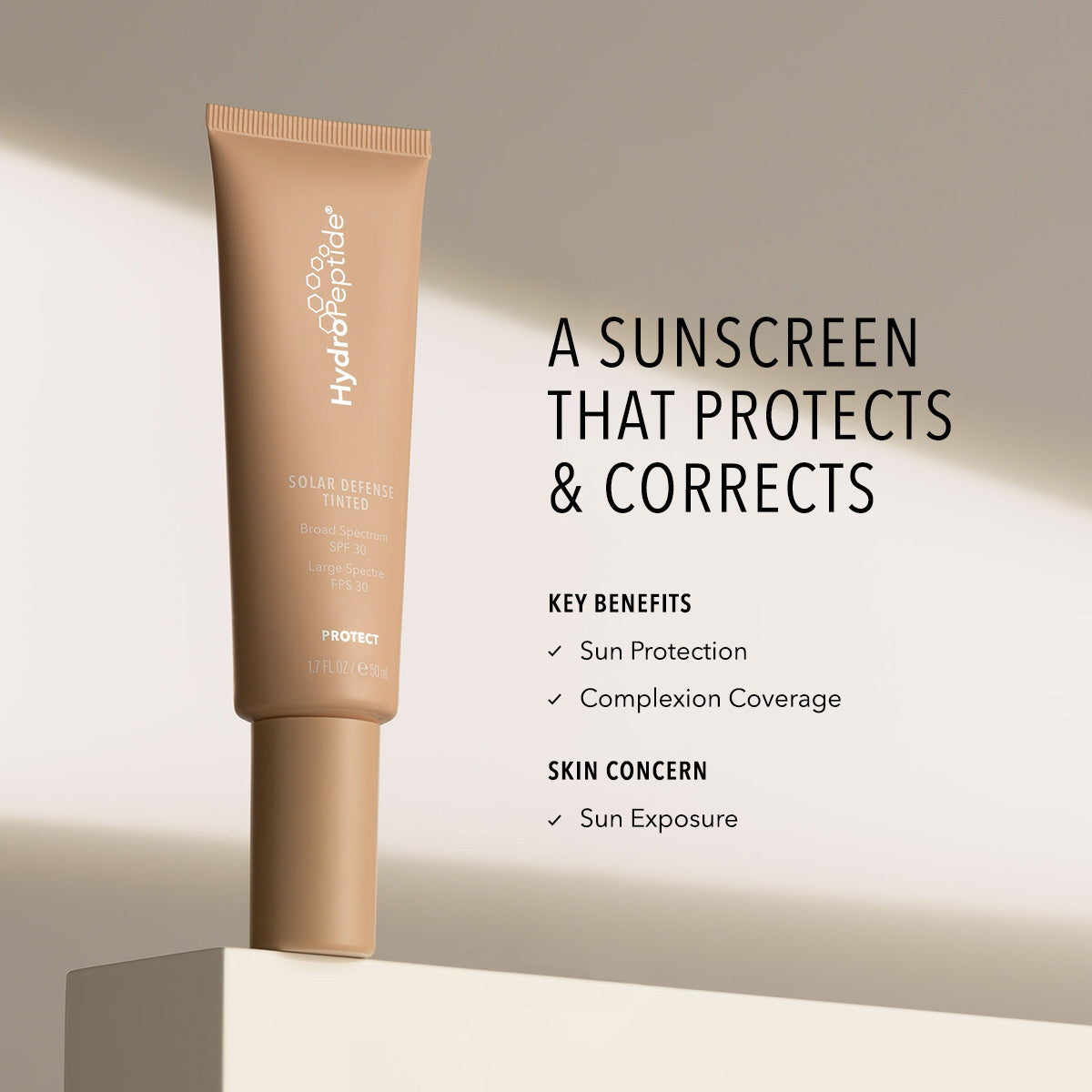 HydroPeptide Solar Defense Tinted SPF 30 50ml – view 3
