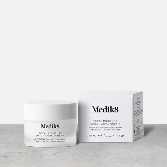 Medik8 Total Moisture Daily Facial Cream 50ml – Fragrance-Free 100-Hour Hydrating Moisturiser