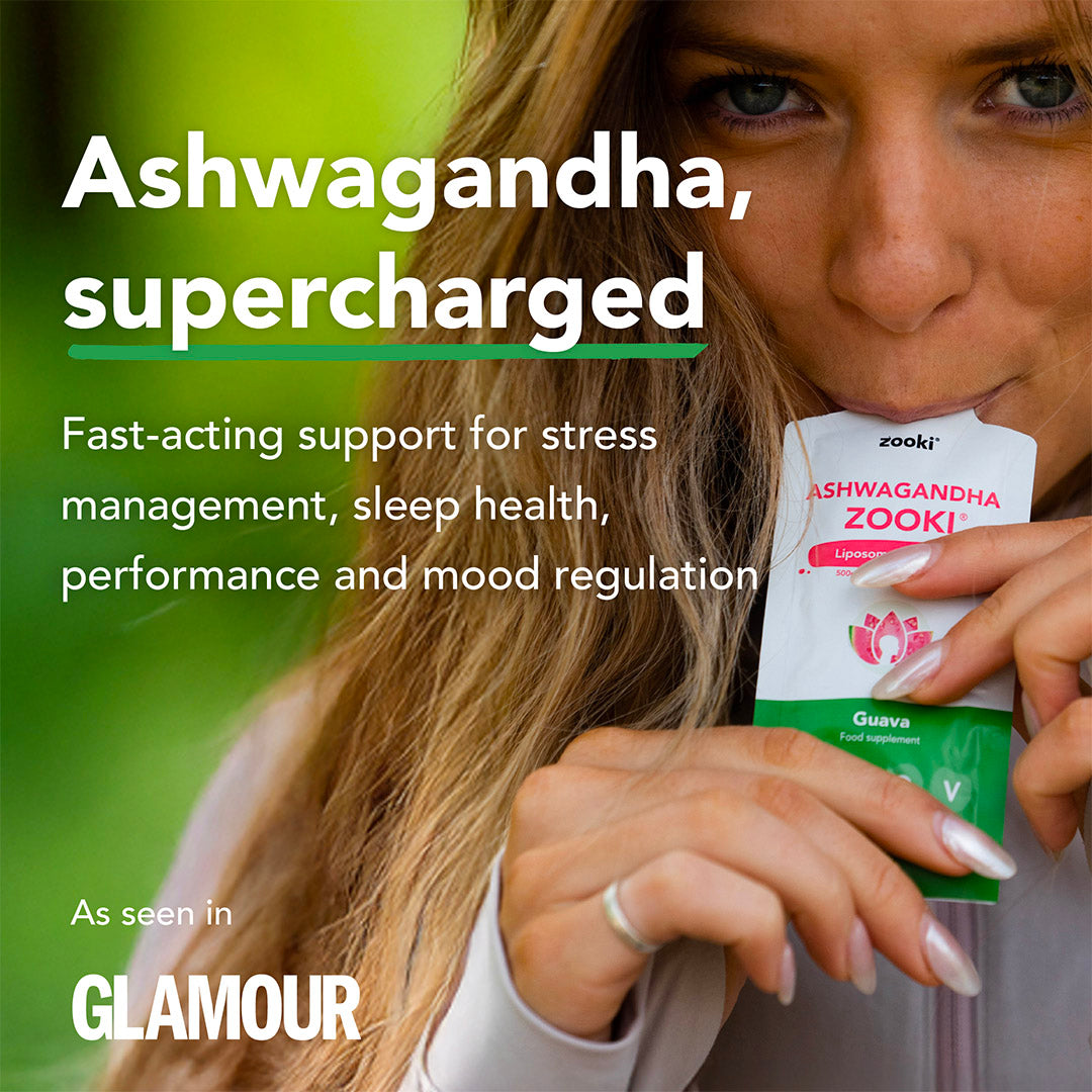 Zooki Liposomal Ashwagandha KSM-66 Passion Fruit liquid sachets