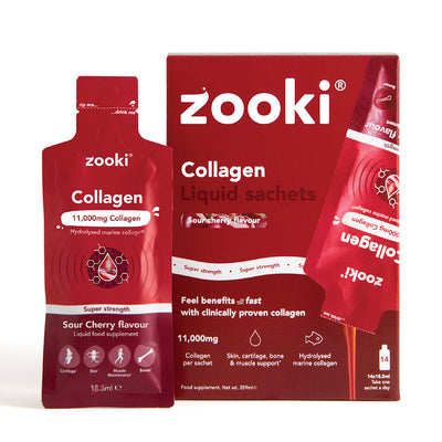 Zooki Super Strength Marine Collagen 11,000mg liquid sachets