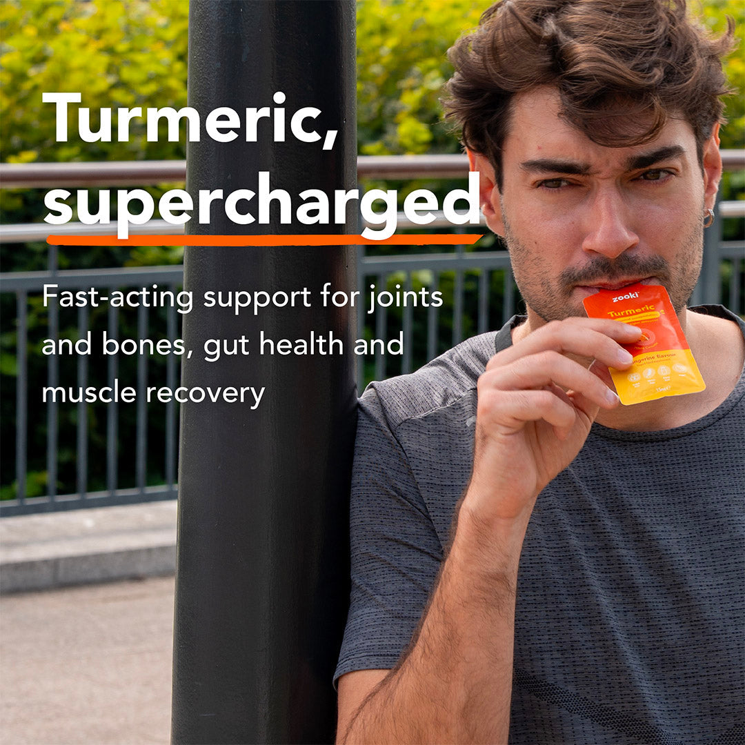 Zooki Liposomal Turmeric 750mg Curcumin Tangerine liquid sachets