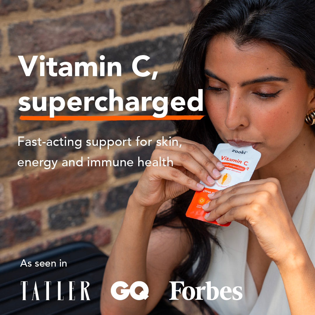 Zooki Liposomal Vitamin C 1,000mg Citrus Orange liquid sachets
