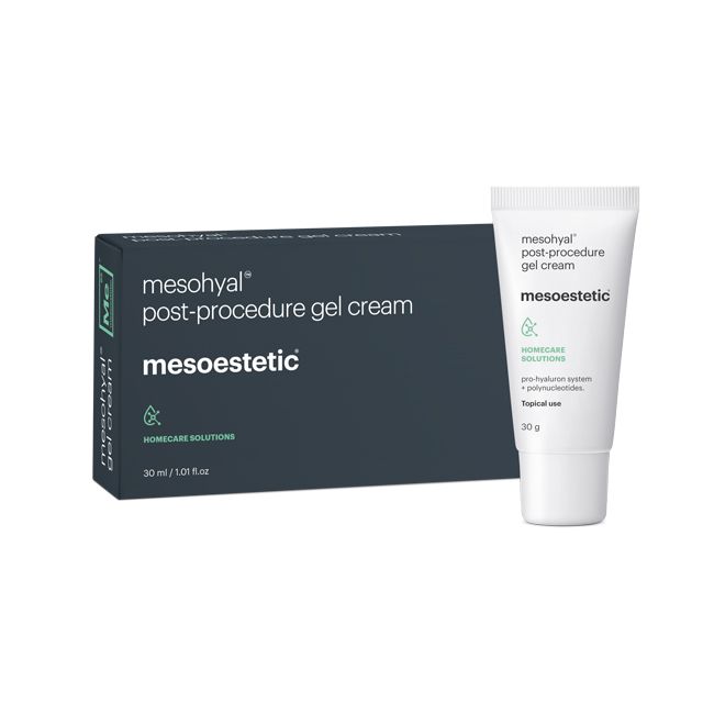 mesoestetic mesohyal post-procedure gel cream 30ml, regenerating cream with polynucleotides