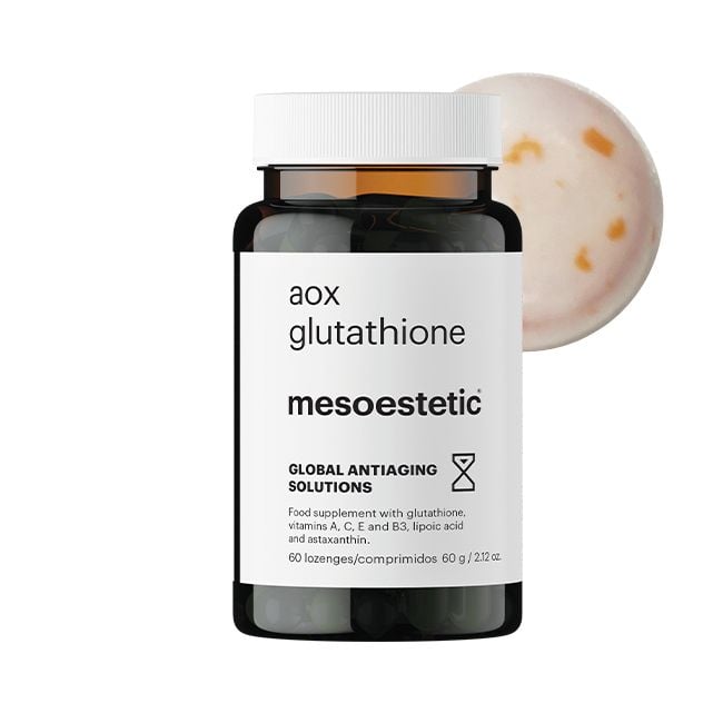 mesoestetic aox glutathione, 60 mouth dissolving antioxidant tablets