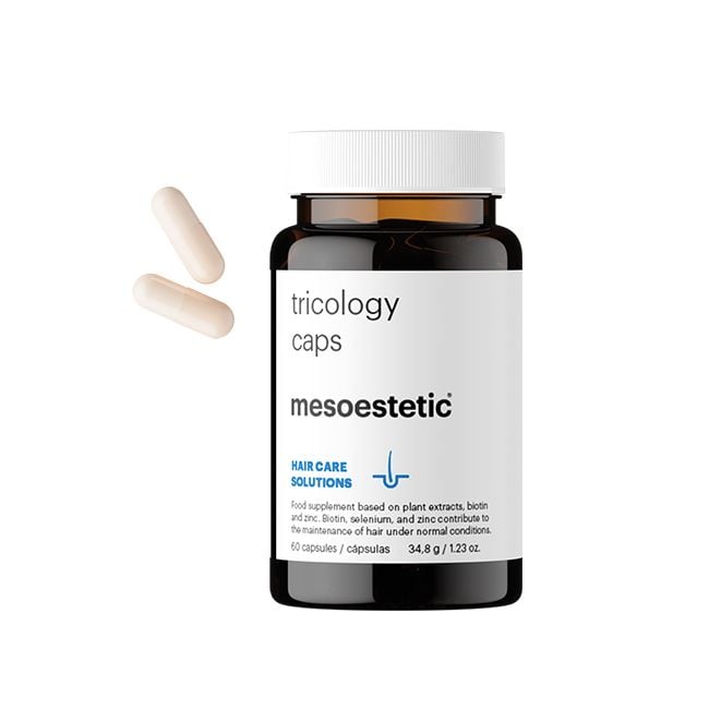 mesoestetic tricology caps, 60 capsule daily hair loss supplement