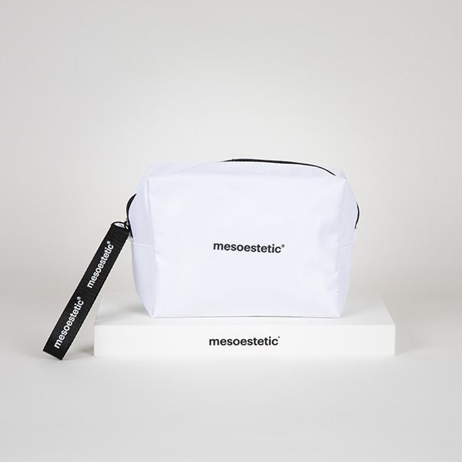 mesoestetic presentation bag included with the acne prone skin kit