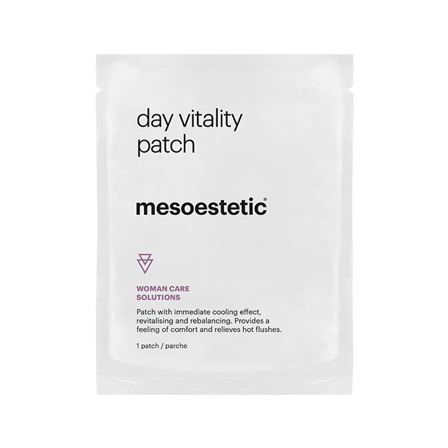 mesoestetic day vitality patch, cooling menopause patch for hot flush relief
