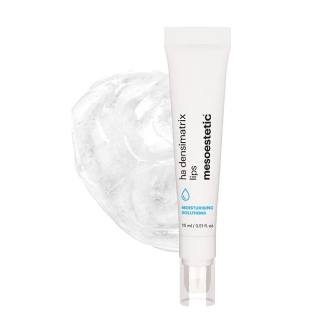 mesoestetic ha densimatrix lips 15ml, hyaluronic acid lip balm oil for post procedure care