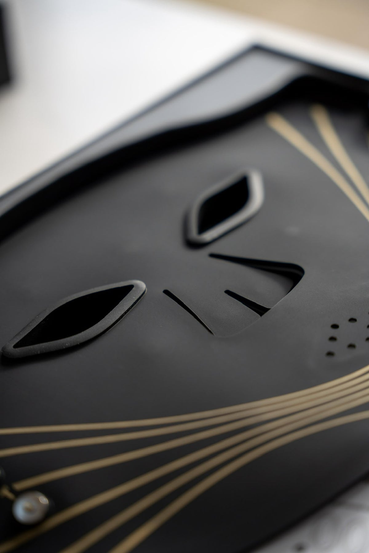 Close-up of the SkinVitál LED Light Therapy Mask flexible silicone design