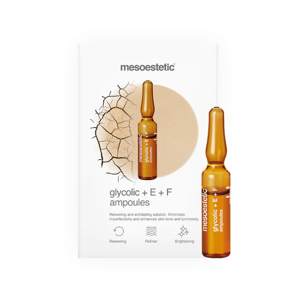 mesoestetic® glycolic + E + F ampoules